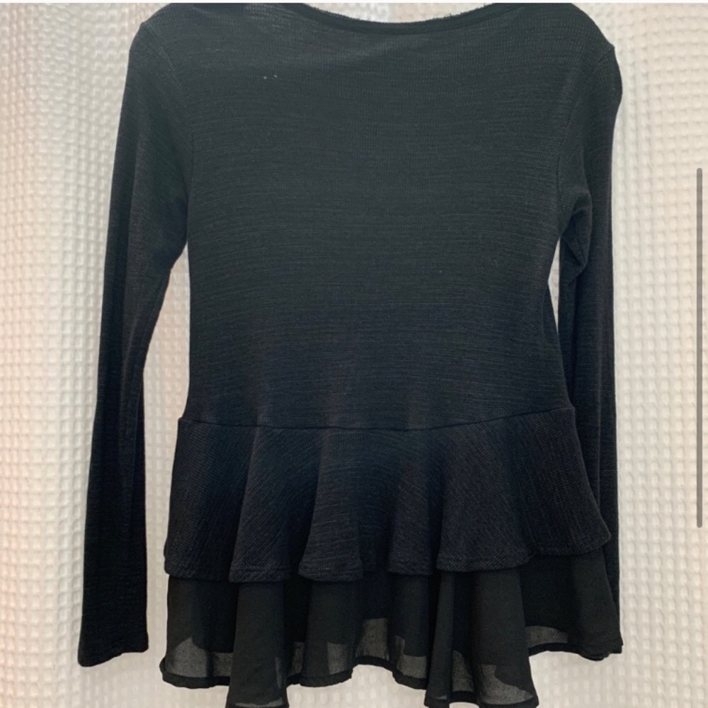 Altar’d State Thermal Ruffle Top - Picture 2 of 2